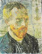 Vincent Van Gogh Self Portrait with Japanese Print Sweden oil painting artist